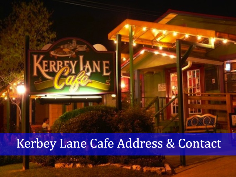 Kerney Lane Cafe Near By Locations, Address and Contact Details 2022