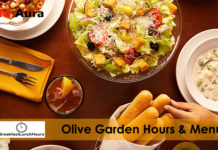 olive garden hours and menu