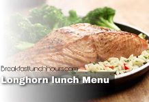 Longhorn Lunch Menu, Hours, Prices in 2023