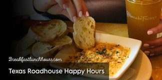 Texas Roadhouse Happy hours 2023 | Menu & Prices