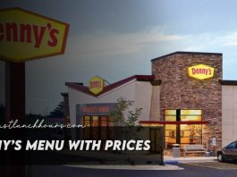 Denny’s Menu with Prices 2023