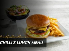 Chili's lunch menu